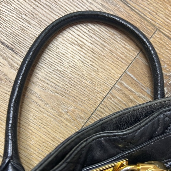 Michael Michael Kors Hamilton North South Tote in Black Studded Leather - Picture 9 of 16